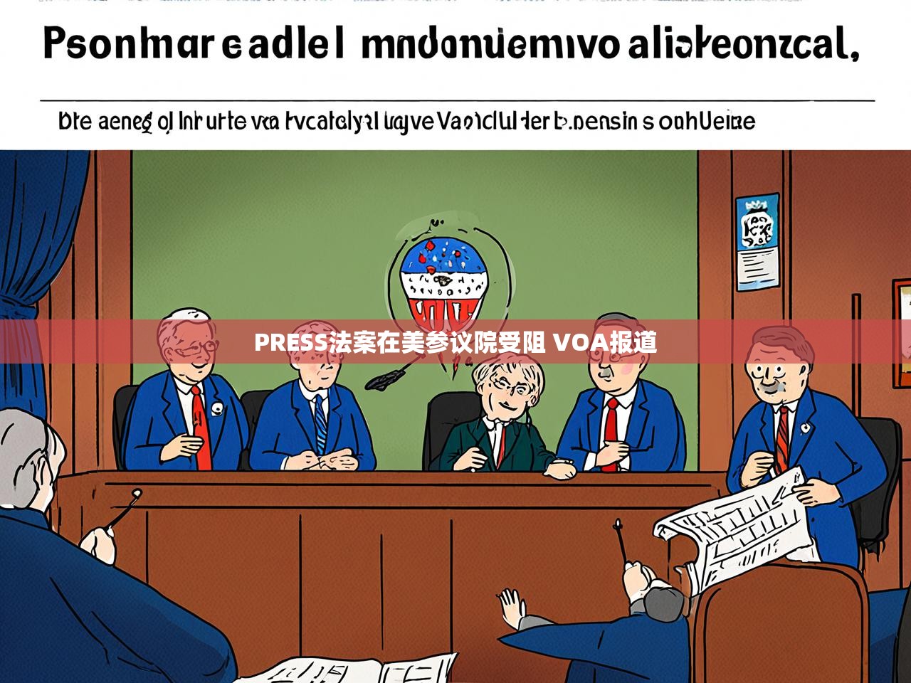 PRESS法案在美参议院受阻 VOA报道