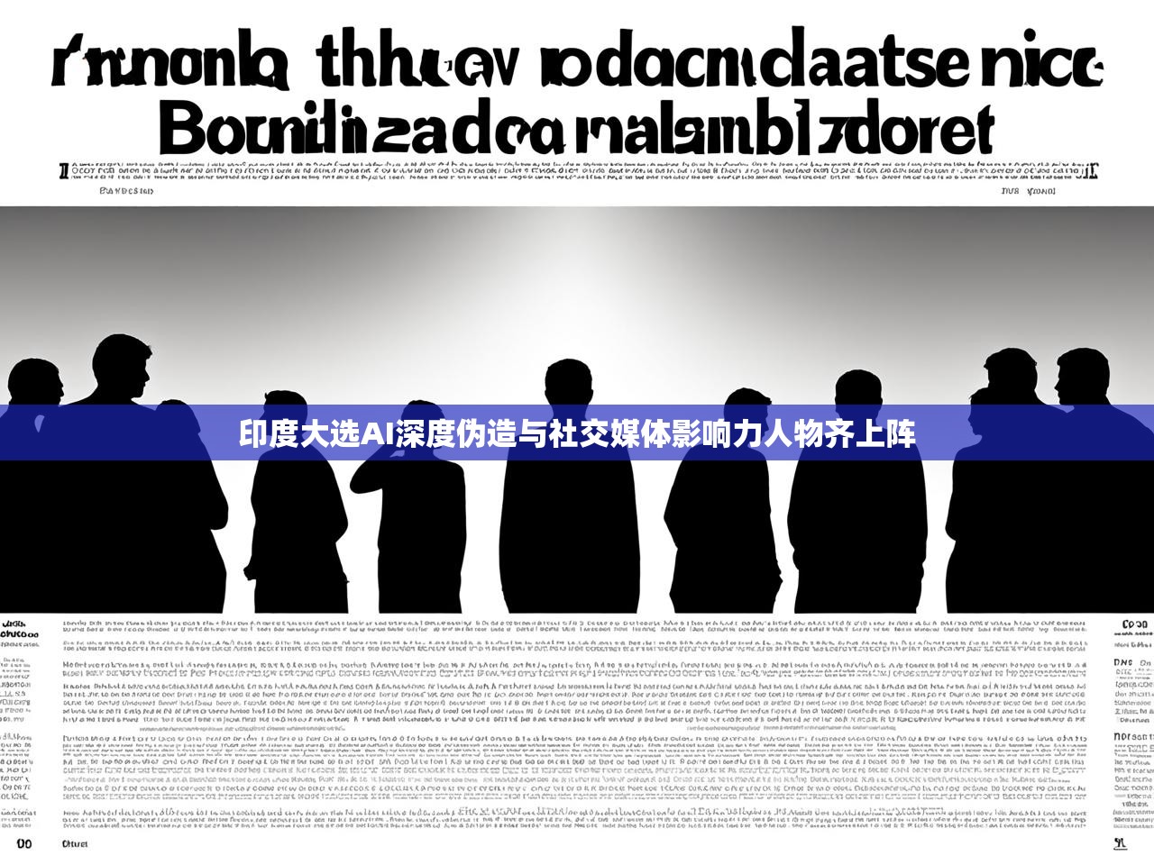 印度大选AI深度伪造与社交媒体影响力人物齐上阵