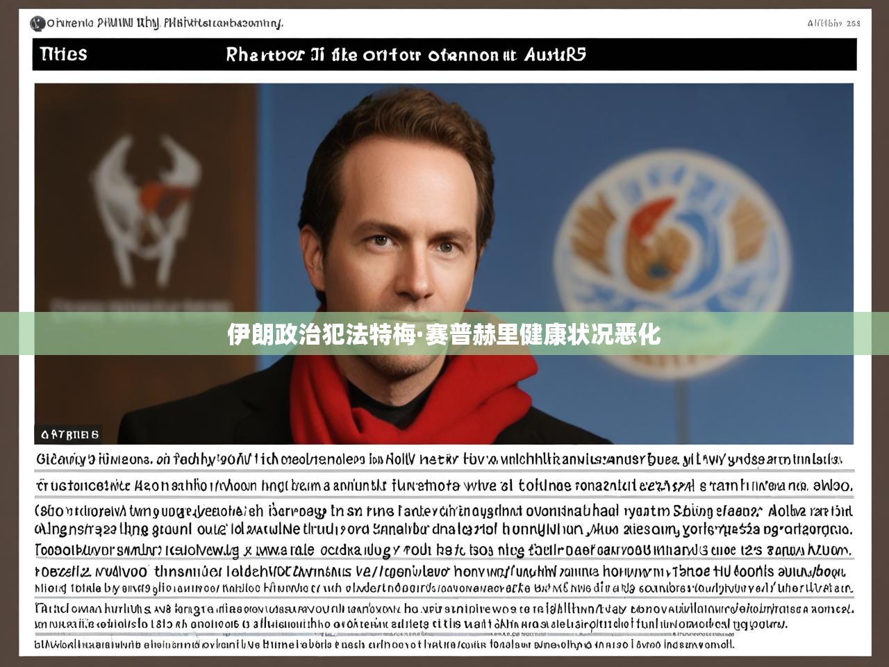 伊朗政治犯法特梅·赛普赫里健康状况恶化 伊朗政治犯法特梅·赛普赫里健康状况恶化