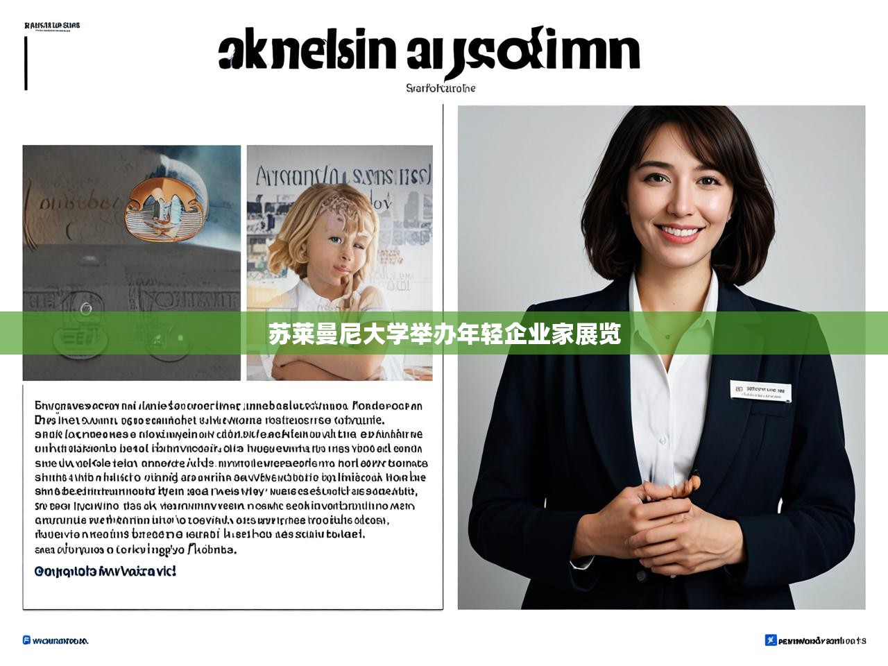 苏莱曼尼大学举办年轻企业家展览