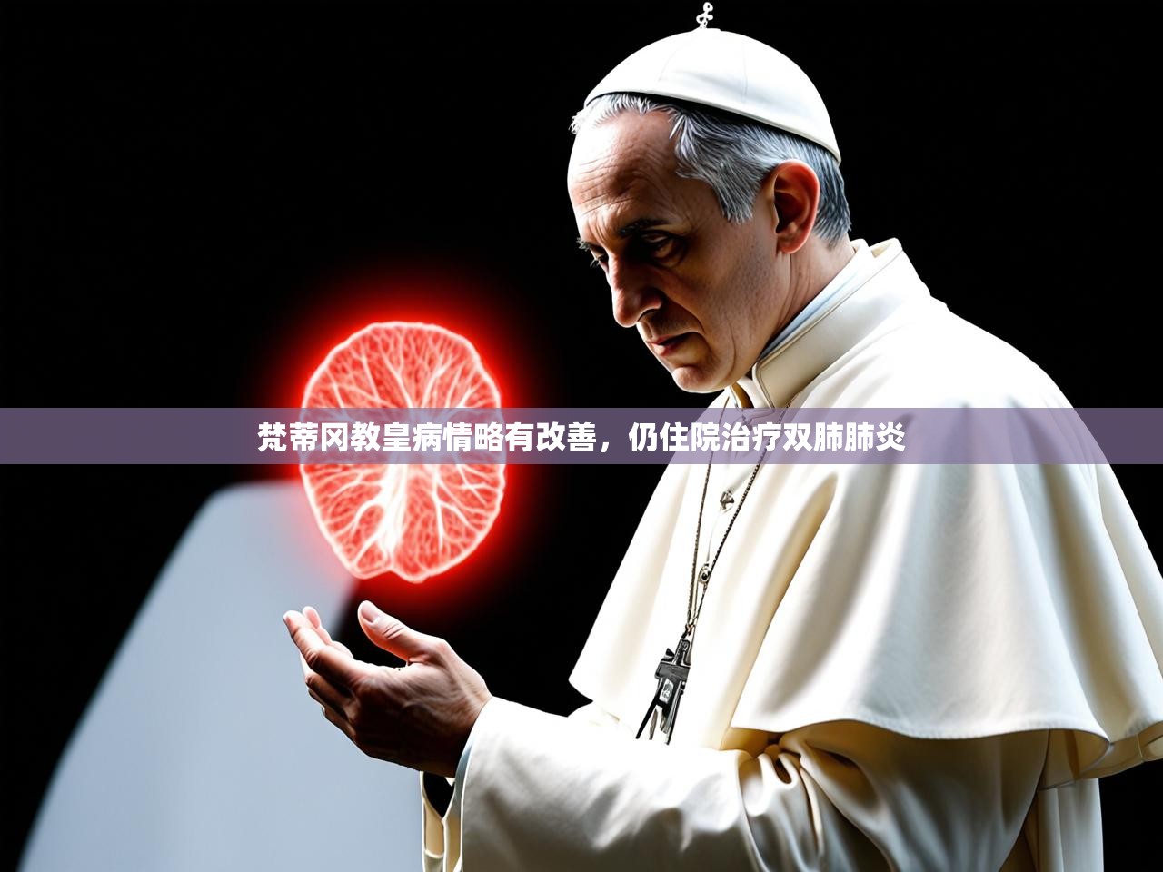梵蒂冈教皇病情略有改善，仍住院治疗双肺肺炎