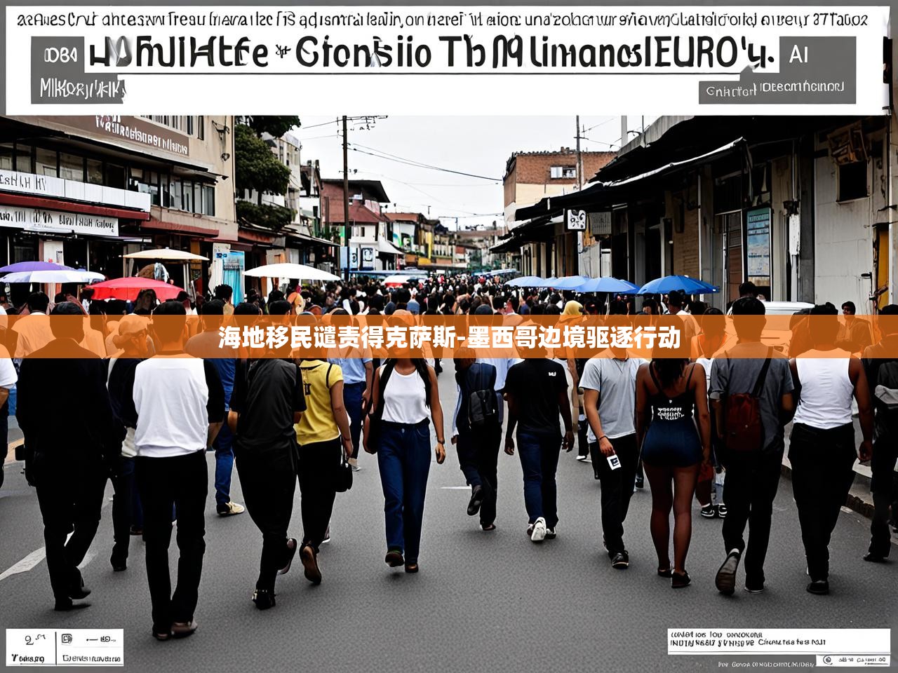 海地移民谴责得克萨斯-墨西哥边境驱逐行动