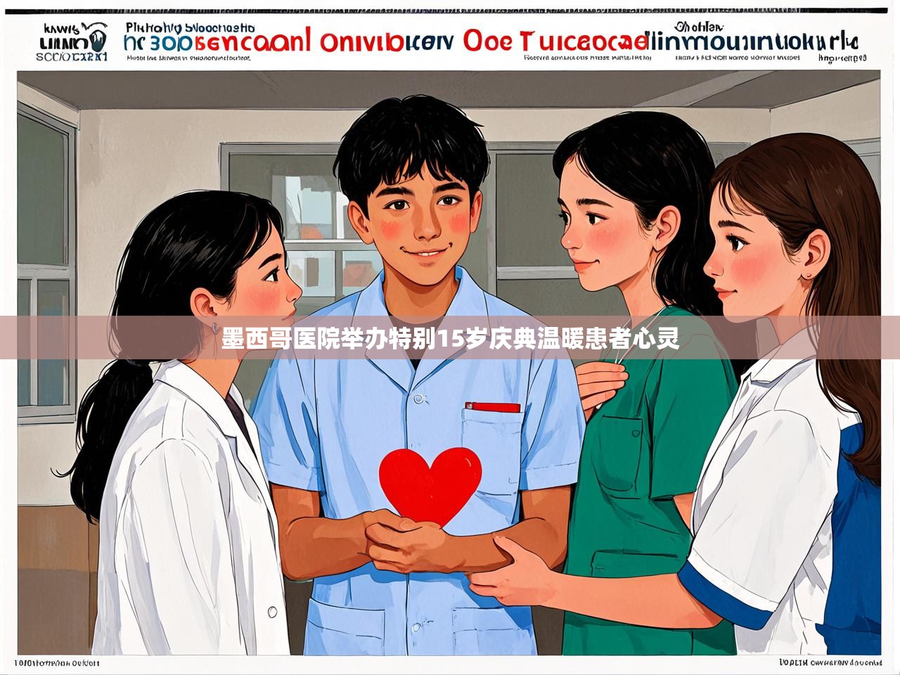 墨西哥医院举办特别15岁庆典温暖患者心灵