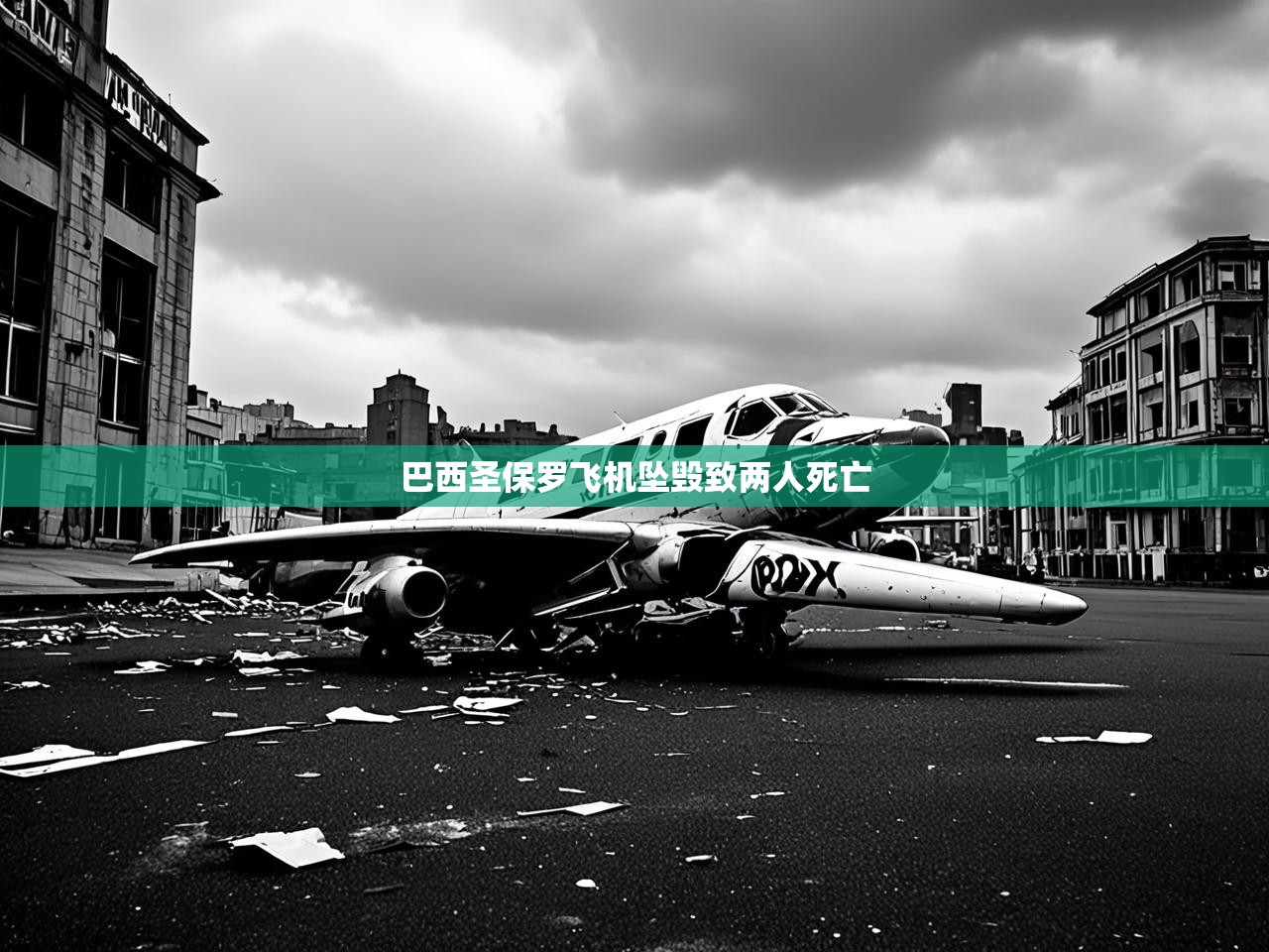 巴西圣保罗飞机坠毁致两人死亡