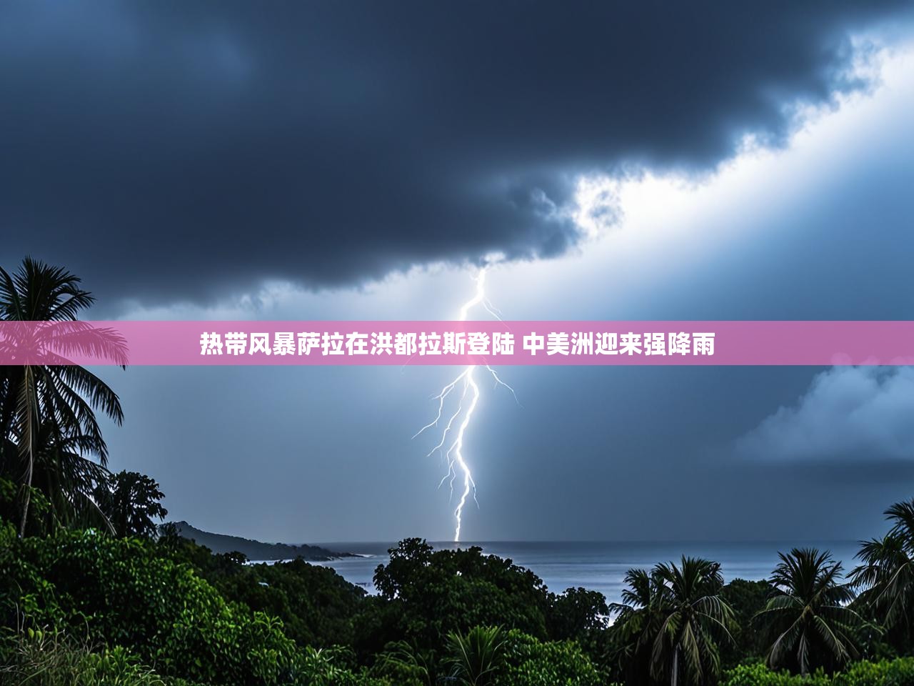 热带风暴萨拉在洪都拉斯登陆 中美洲迎来强降雨