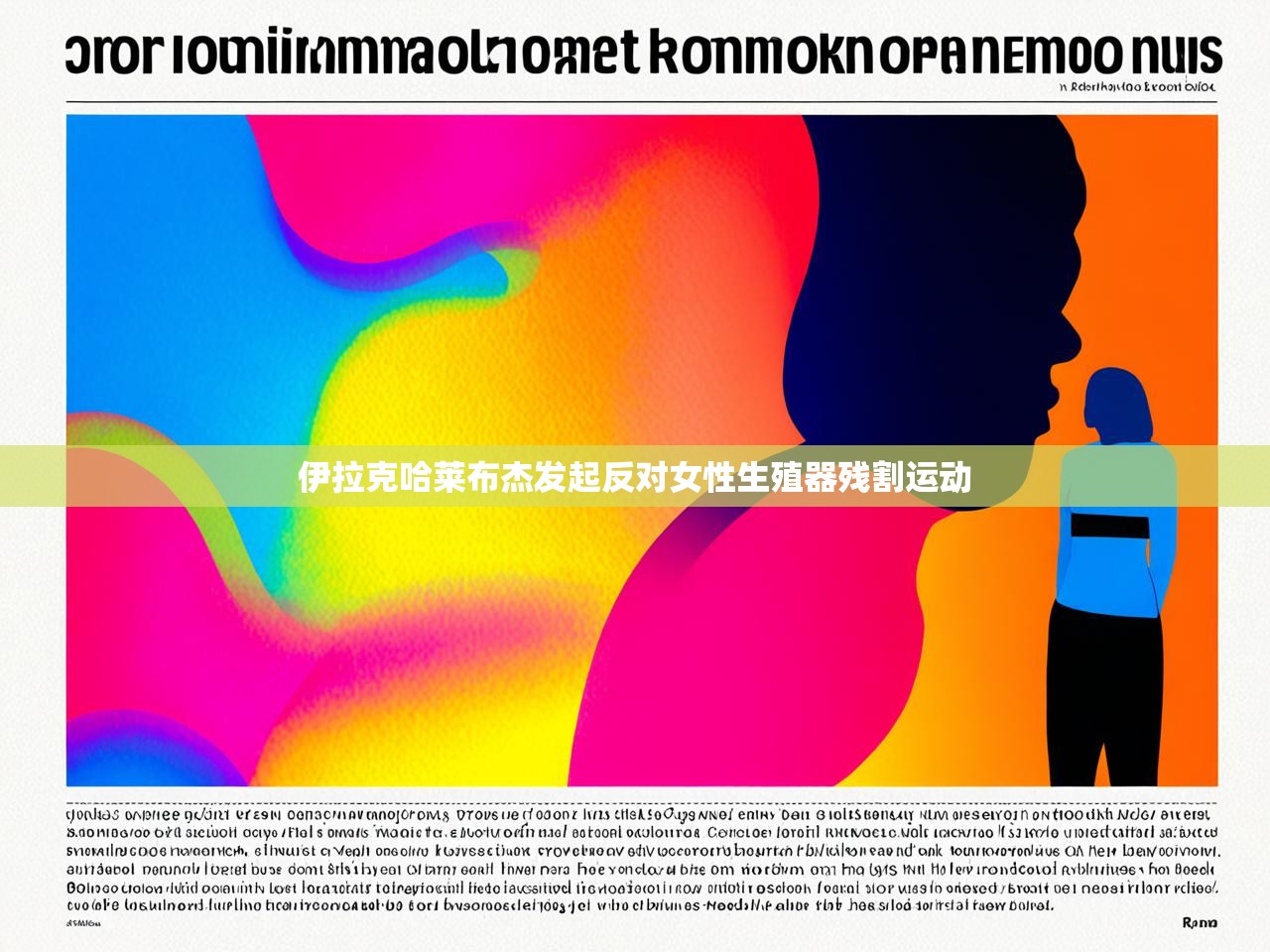 伊拉克哈莱布杰发起反对女性生殖器残割运动