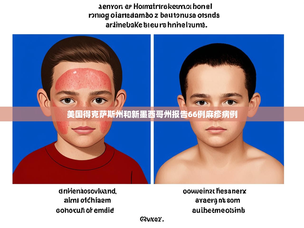 美国得克萨斯州和新墨西哥州报告66例麻疹病例