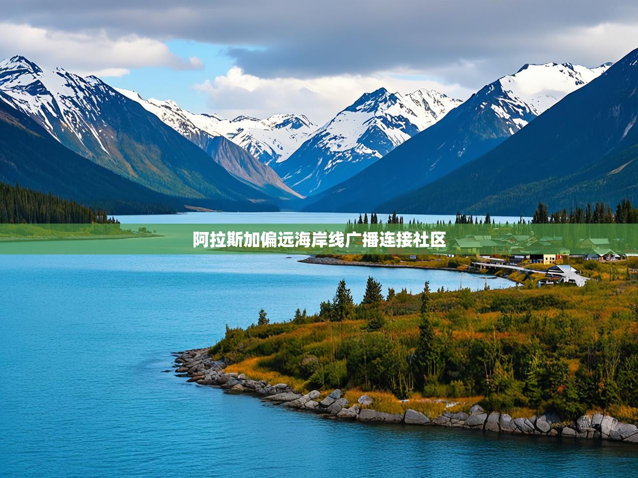 阿拉斯加偏远海岸线广播连接社区