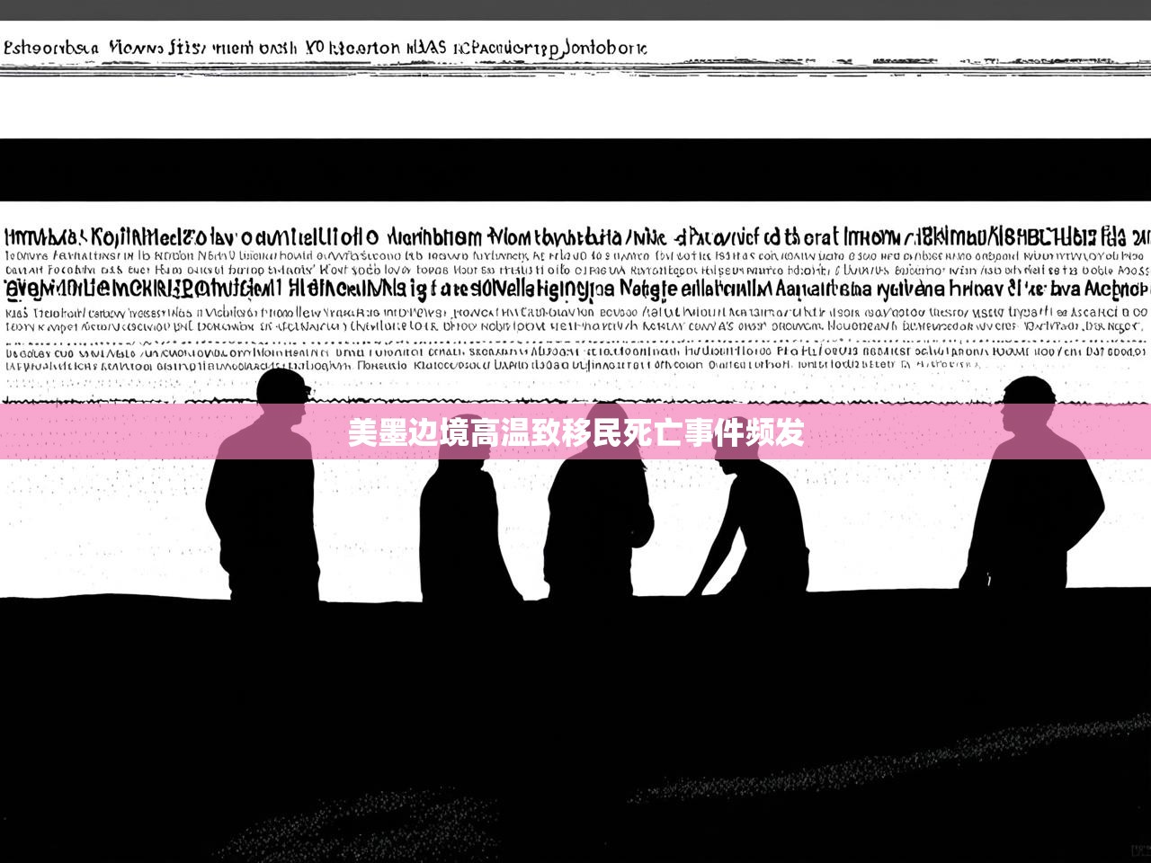 美墨边境高温致移民死亡事件频发