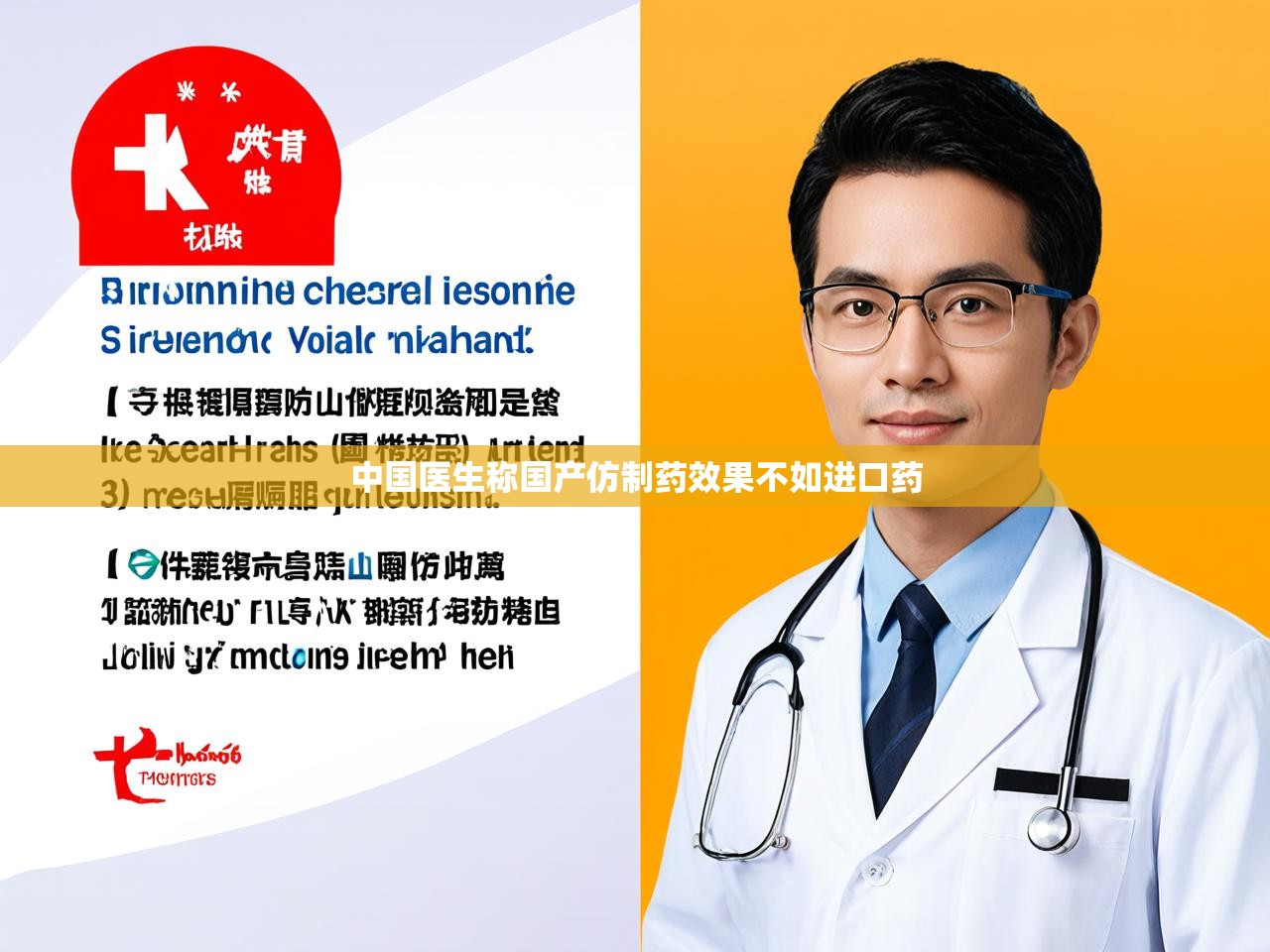 中国医生称国产仿制药效果不如进口药