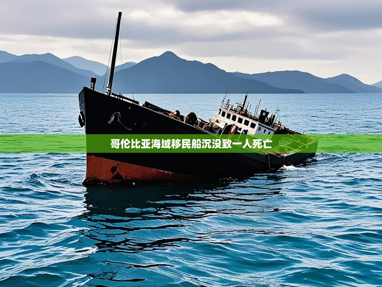 哥伦比亚海域移民船沉没致一人死亡