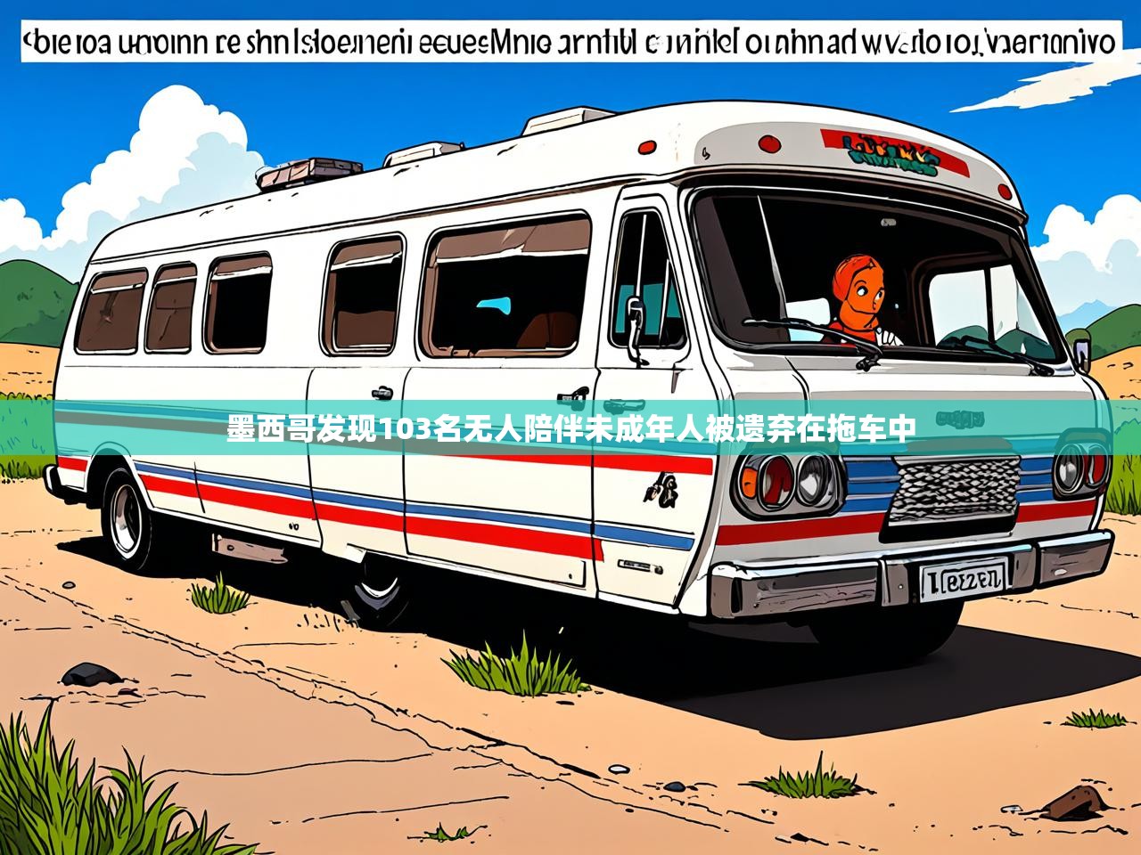 墨西哥发现103名无人陪伴未成年人被遗弃在拖车中