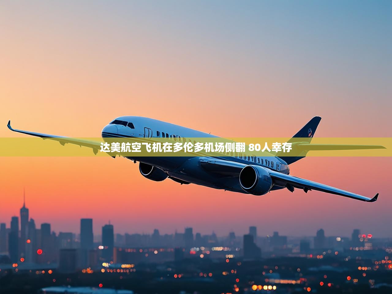 达美航空飞机在多伦多机场侧翻 80人幸存