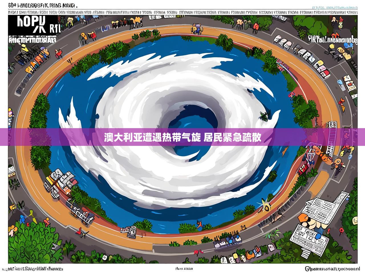澳大利亚遭遇热带气旋 居民紧急疏散 澳大利亚遭遇热带气旋 居民紧急疏散