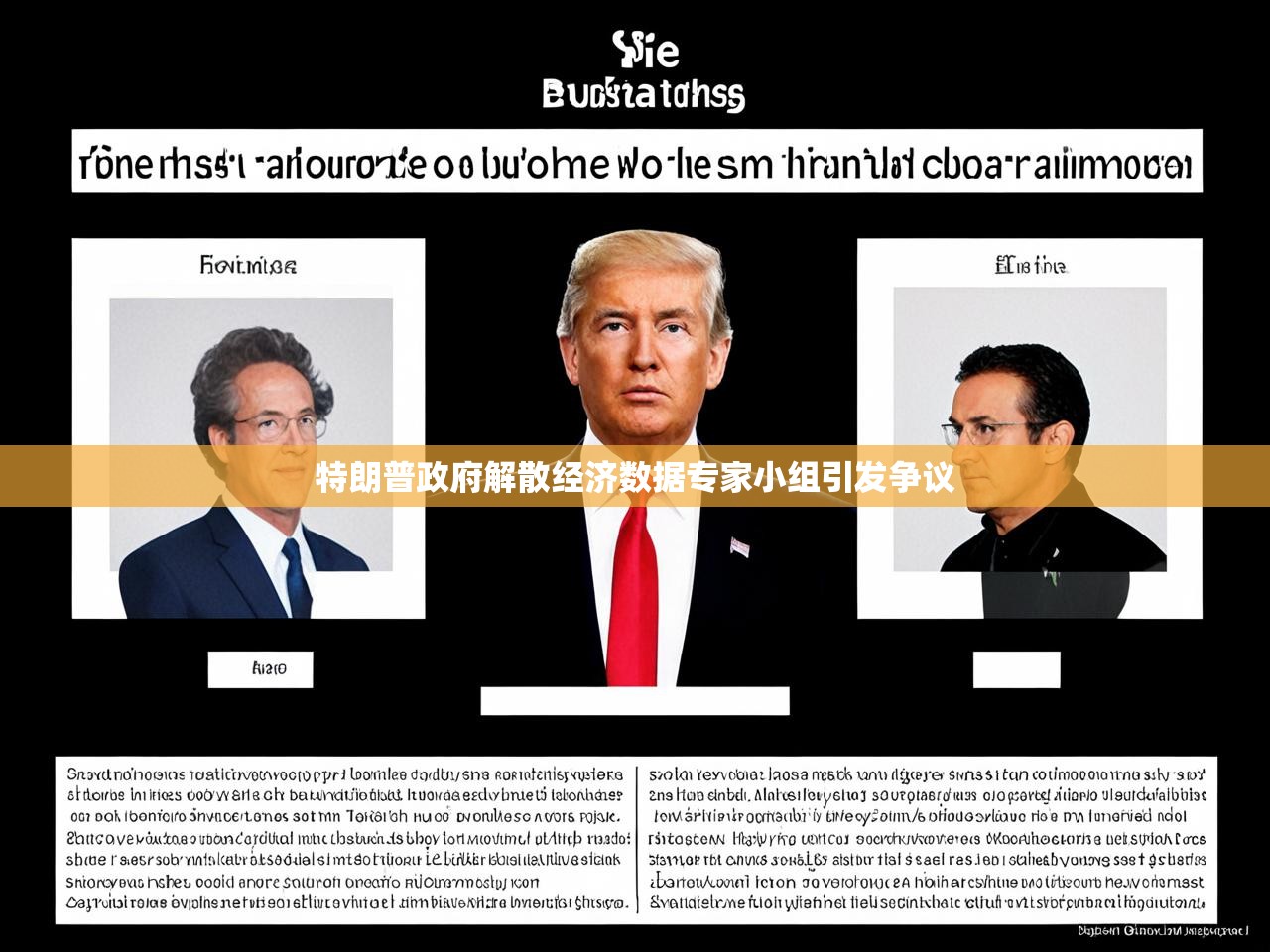 特朗普政府解散经济数据专家小组引发争议