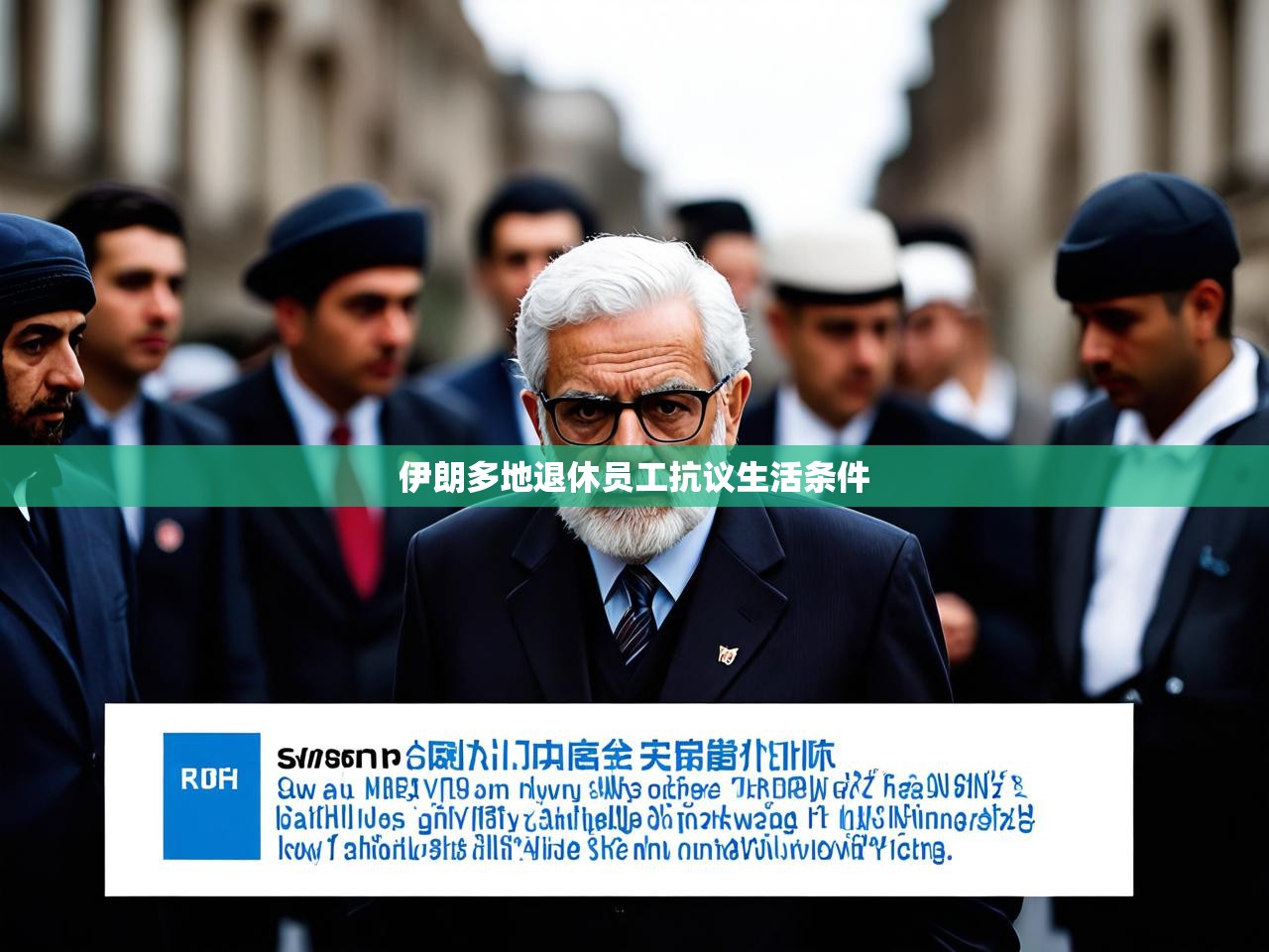 伊朗多地退休员工抗议生活条件