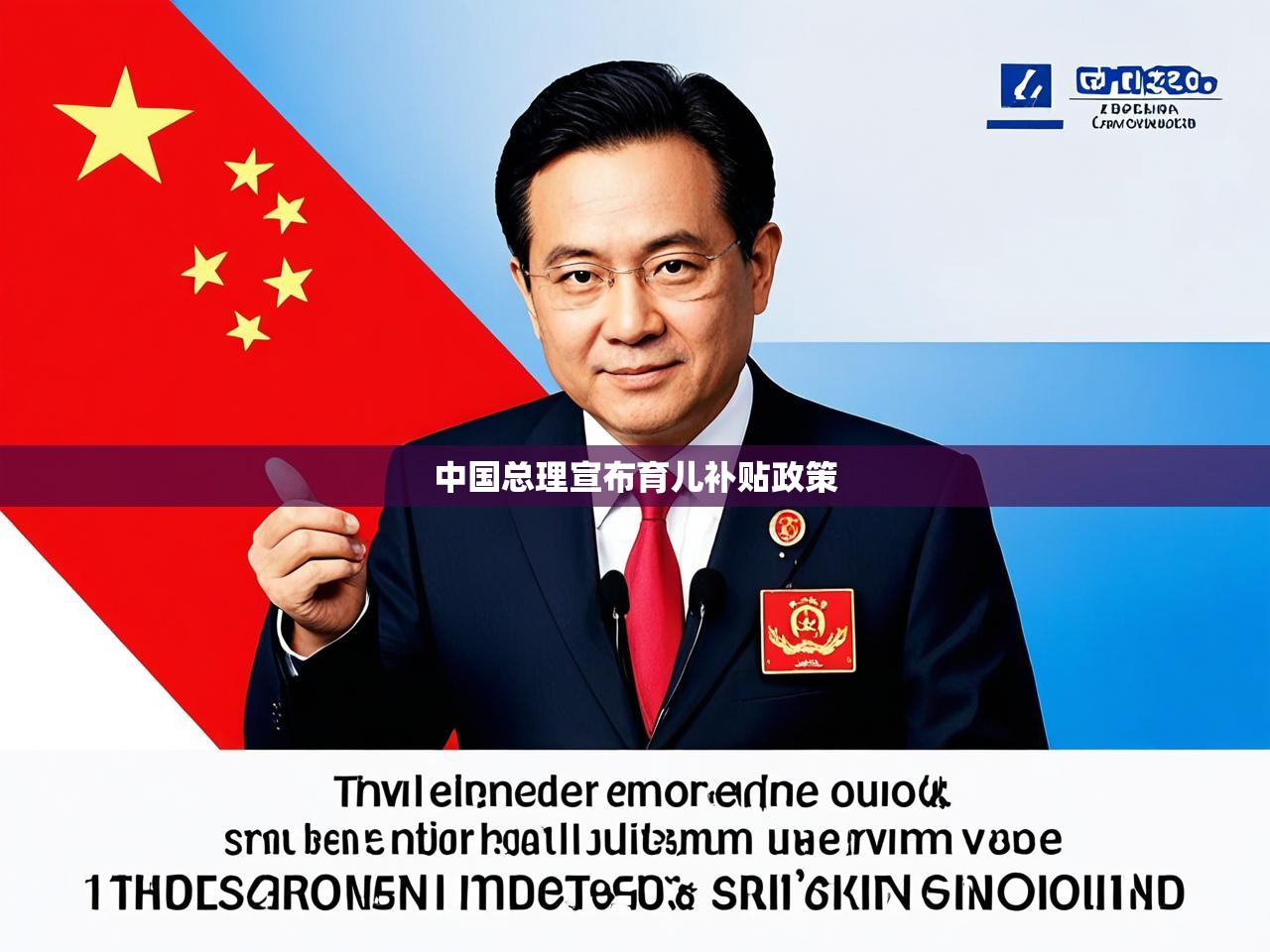 中国总理宣布育儿补贴政策