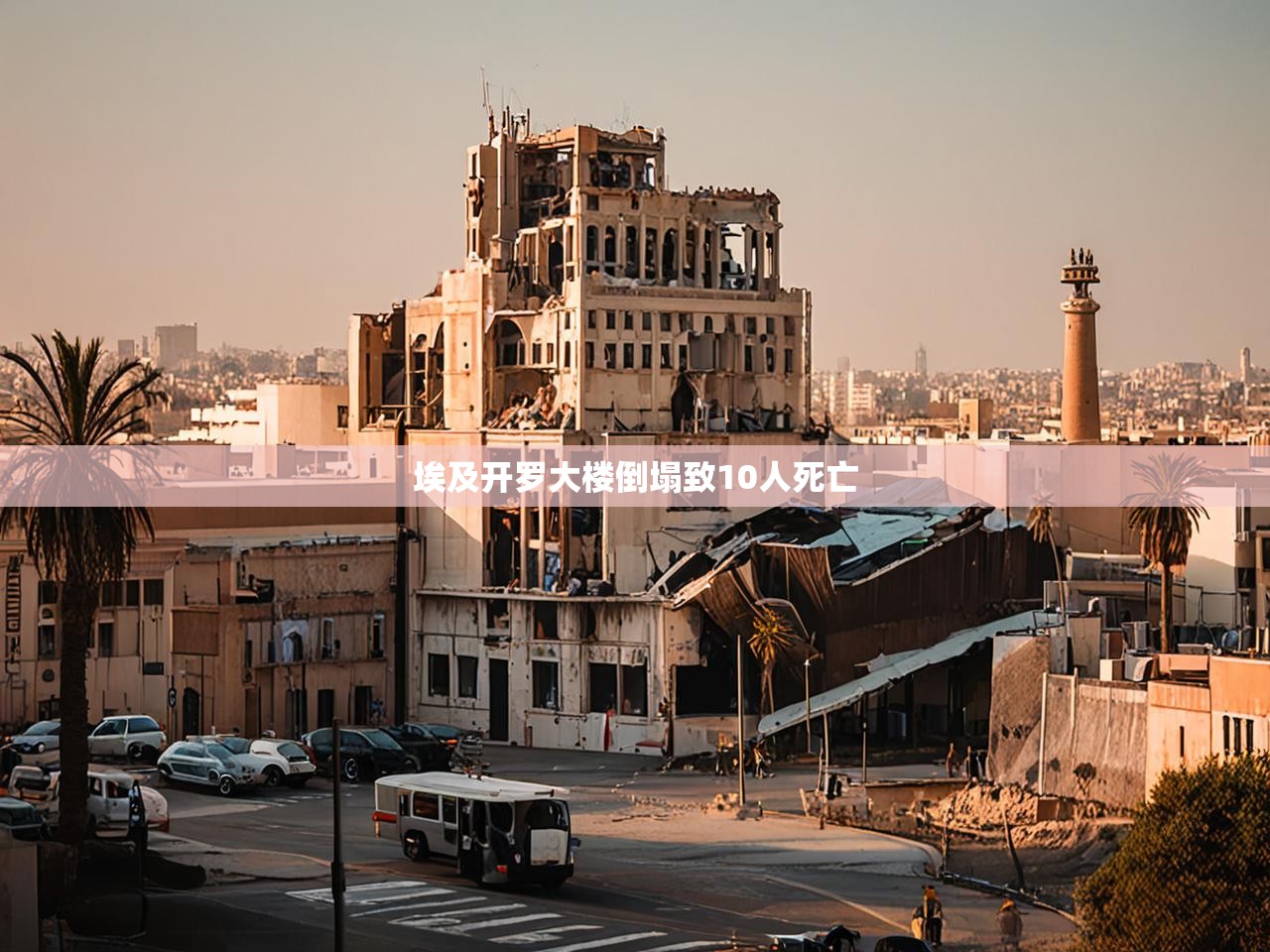 埃及开罗大楼倒塌致10人死亡