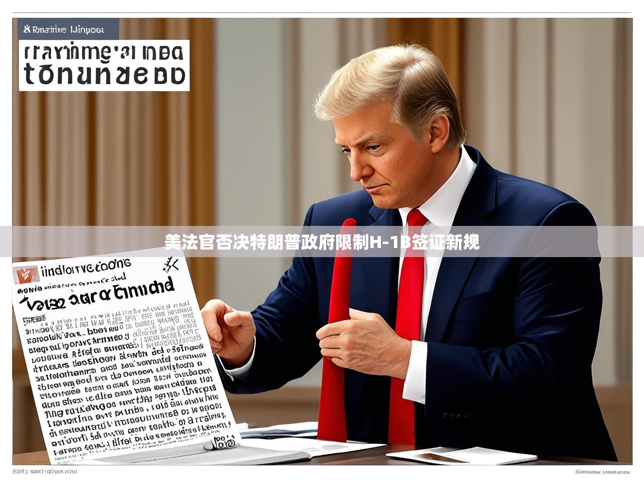 美法官否决特朗普政府限制H-1B签证新规 美法官否决特朗普政府限制H-1B签证新规