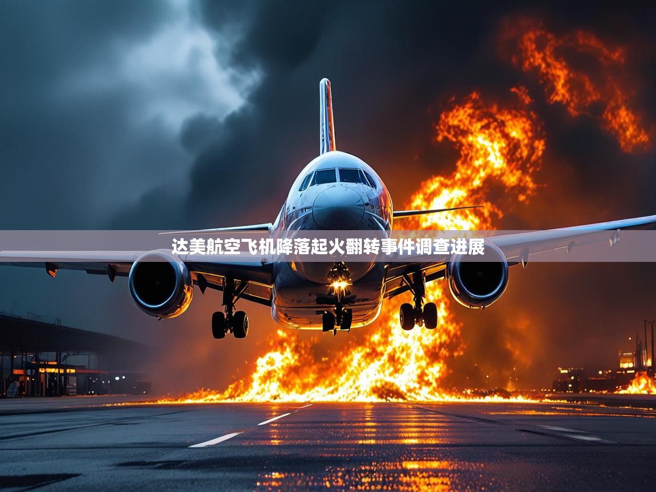 达美航空飞机降落起火翻转事件调查进展