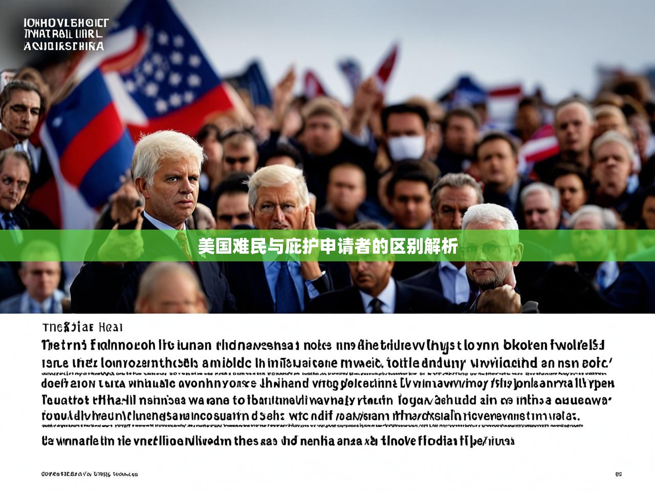 美国难民与庇护申请者的区别解析