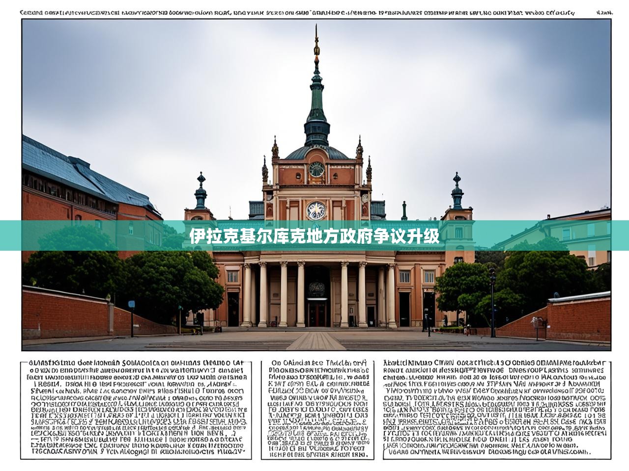 伊拉克基尔库克地方政府争议升级