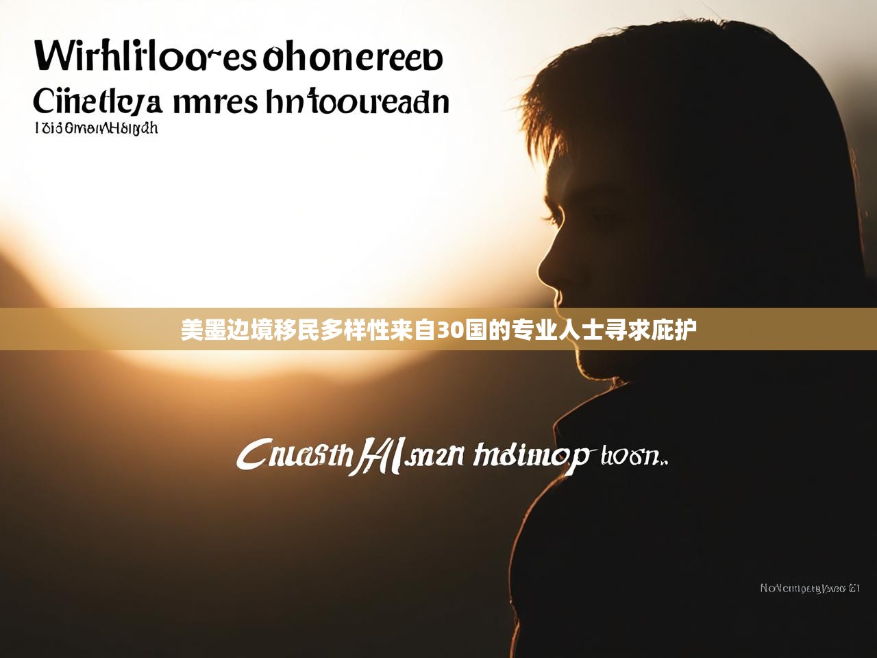美墨边境移民多样性来自30国的专业人士寻求庇护 美墨边境移民多样性来自30国的专业人士寻求庇护