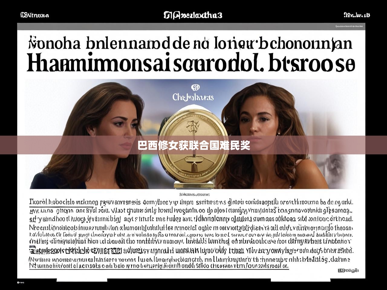 巴西修女获联合国难民奖