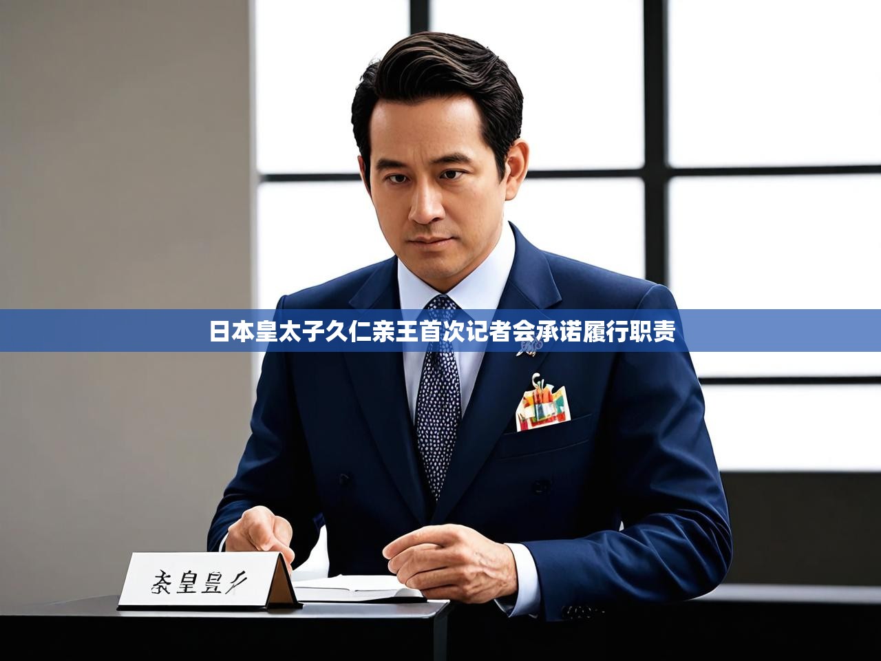 日本皇太子久仁亲王首次记者会承诺履行职责