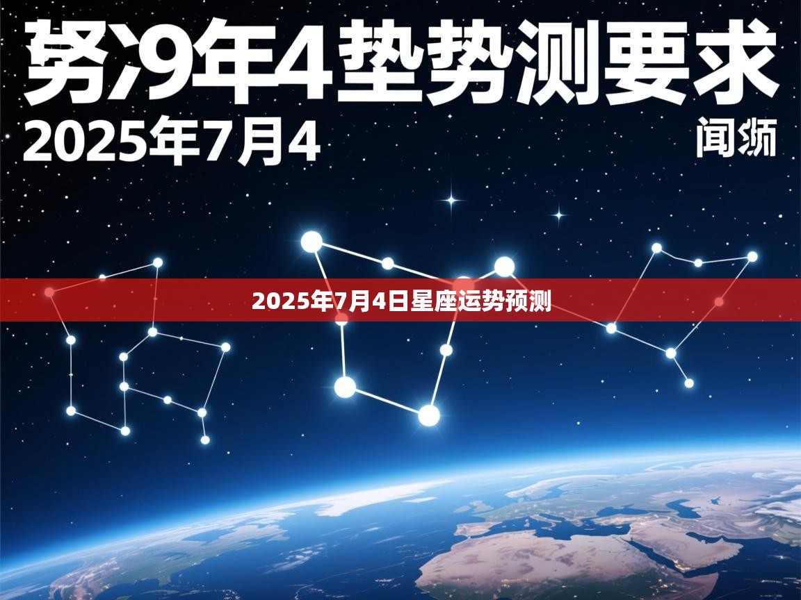 2025年7月4日星座运势预测