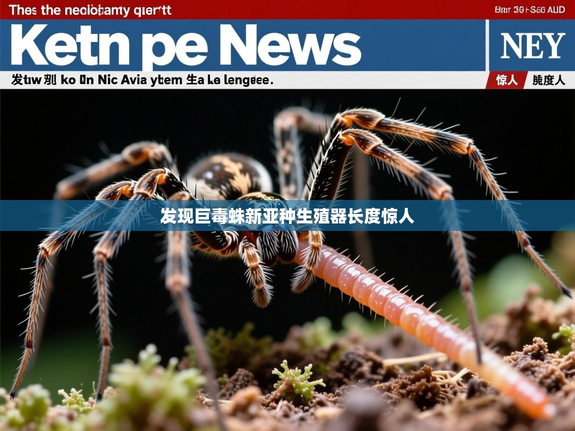 发现巨毒蛛新亚种生殖器长度惊人