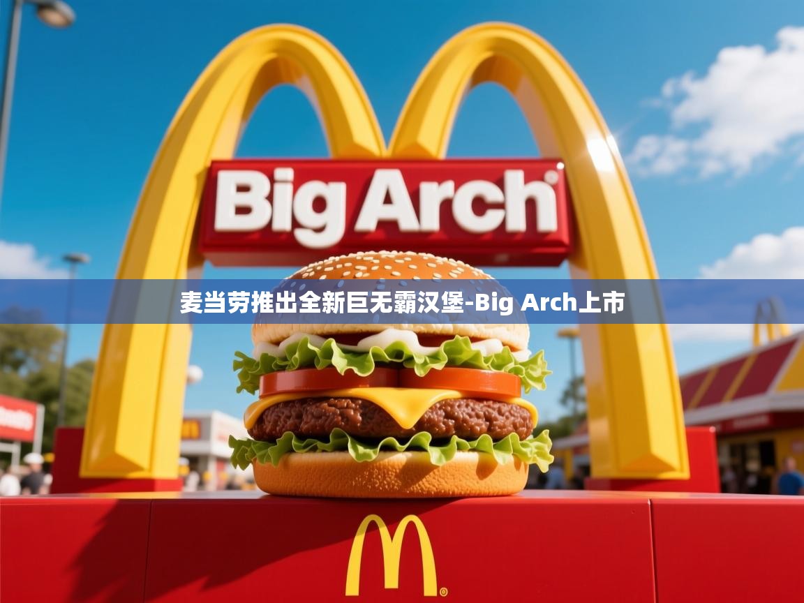 麦当劳推出全新巨无霸汉堡-Big Arch上市