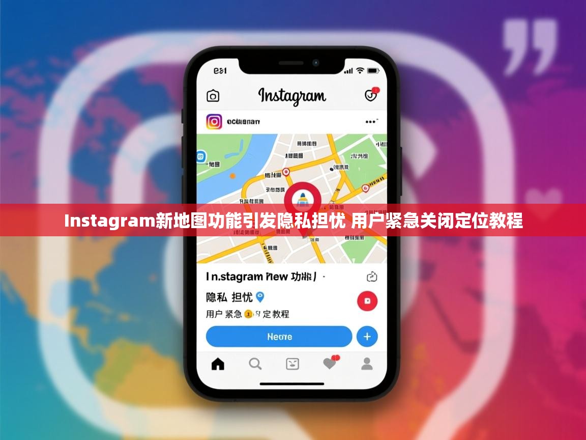 Instagram新地图功能引发隐私担忧 用户紧急关闭定位教程