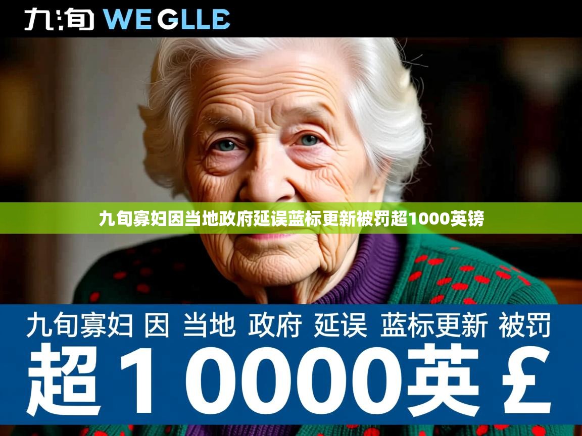 九旬寡妇因当地政府延误蓝标更新被罚超1000英镑 九旬寡妇因当地政府延误蓝标更新被罚超1000英镑
