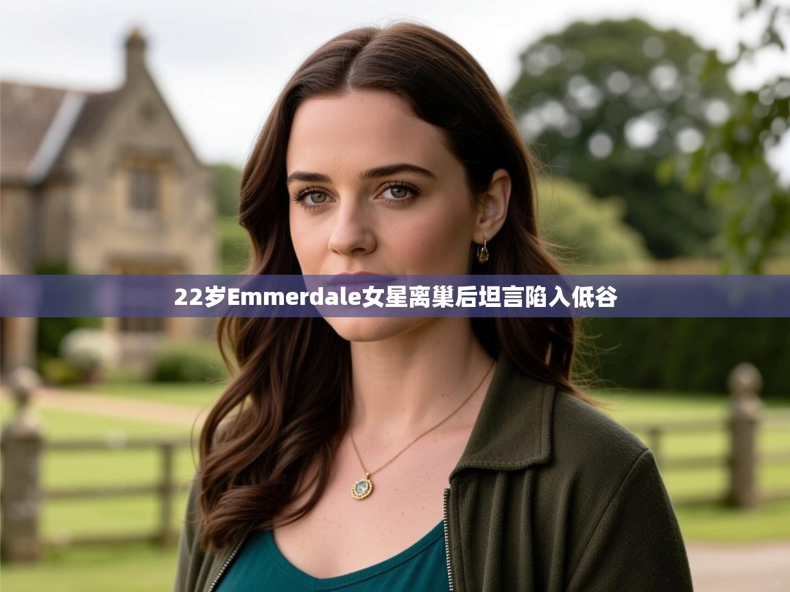 22岁Emmerdale女星离巢后坦言陷入低谷