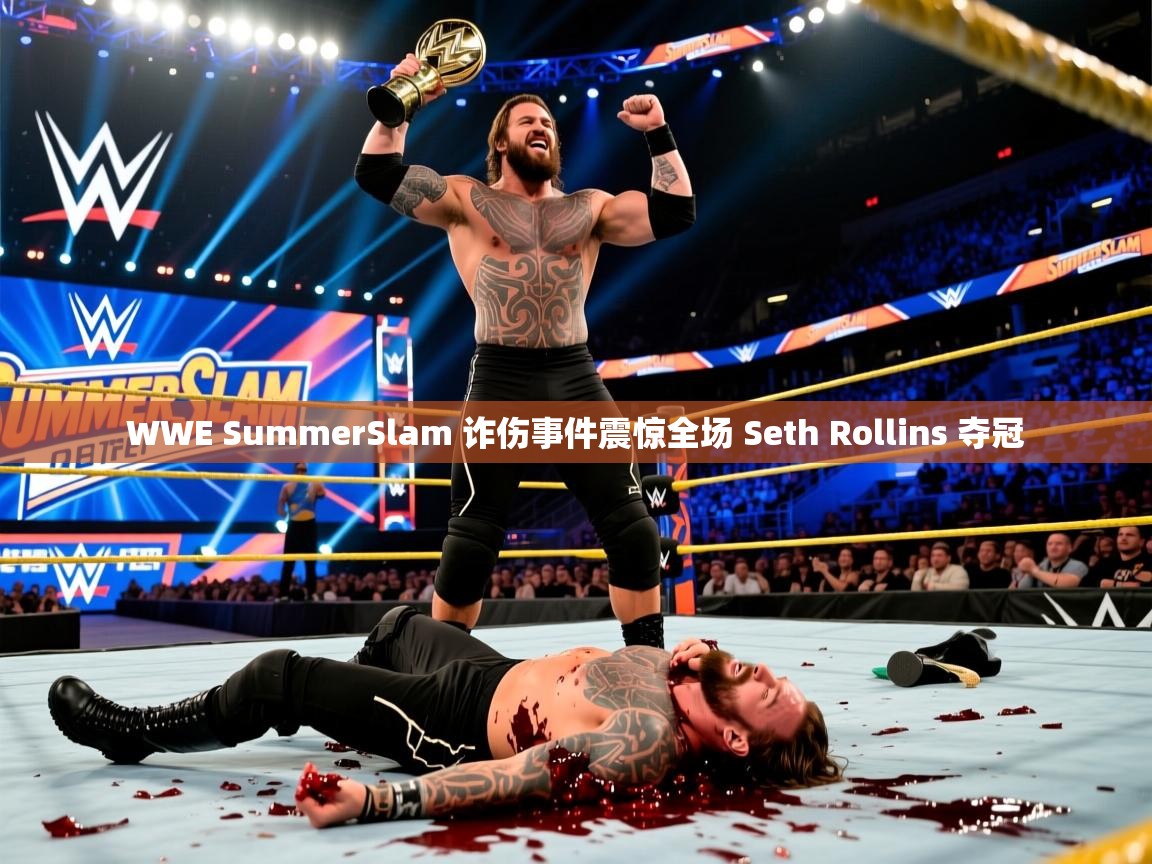 WWE SummerSlam 诈伤事件震惊全场 Seth Rollins 夺冠