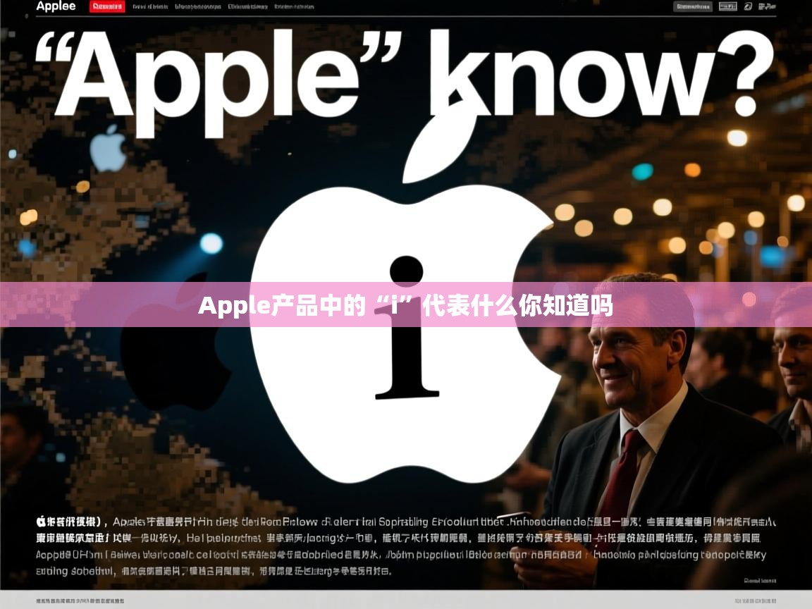Apple产品中的“i”代表什么你知道吗
