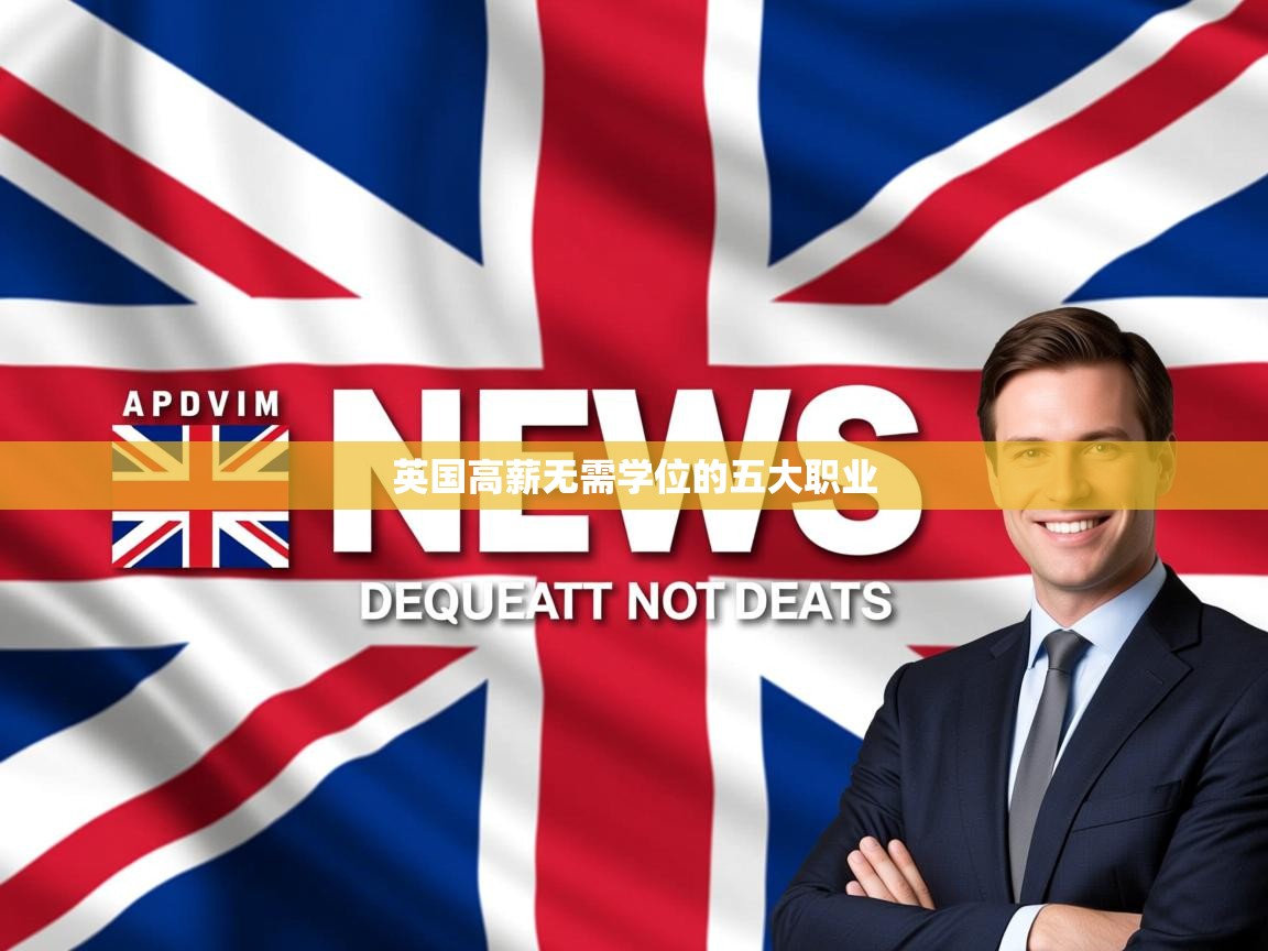 英国高薪无需学位的五大职业