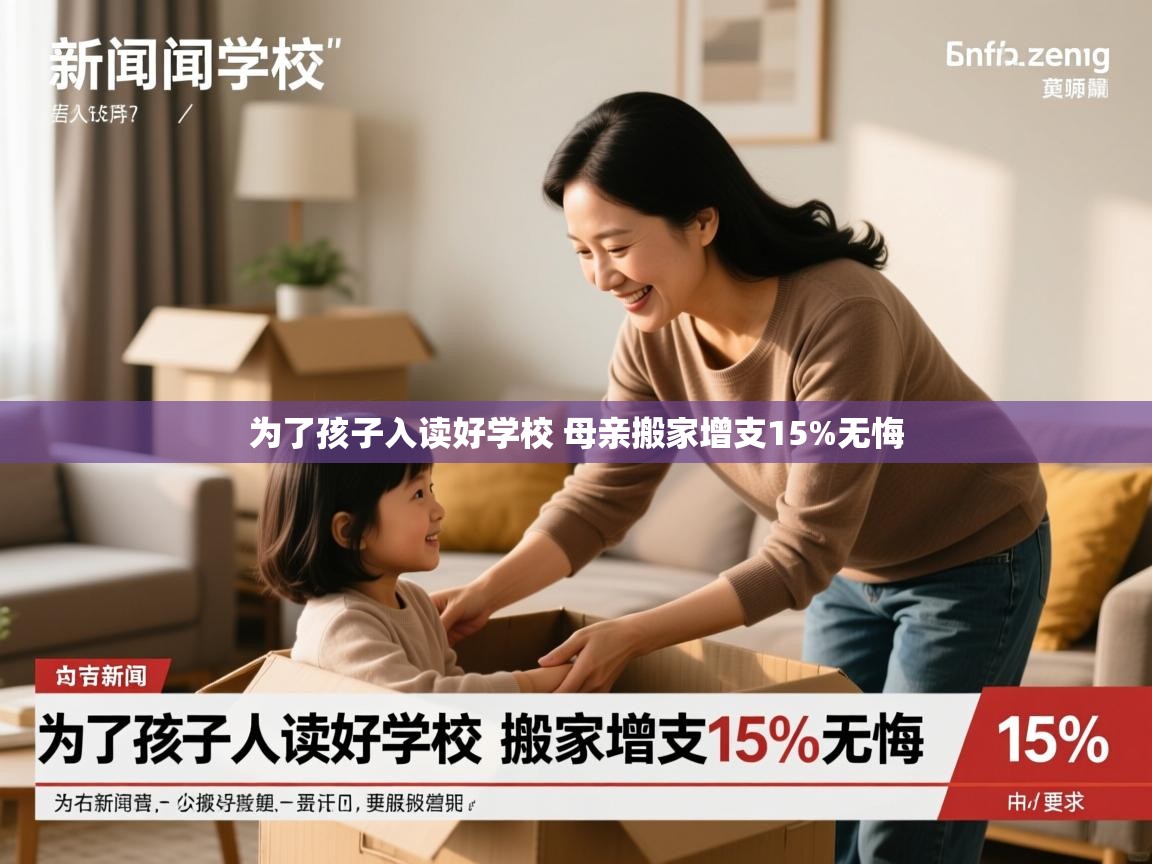 为了孩子入读好学校 母亲搬家增支15%无悔