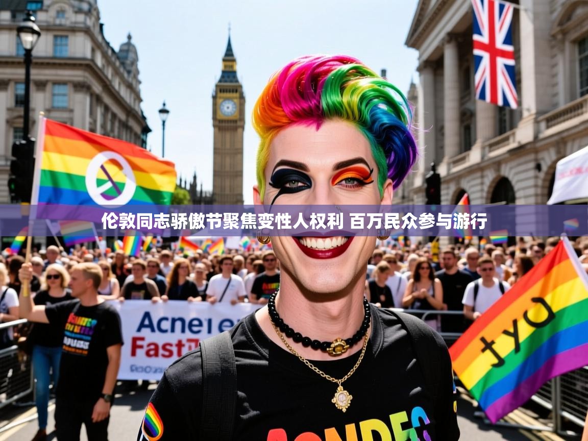 伦敦同志骄傲节聚焦变性人权利 百万民众参与游行