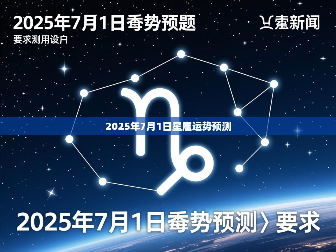 2025年7月1日星座运势预测