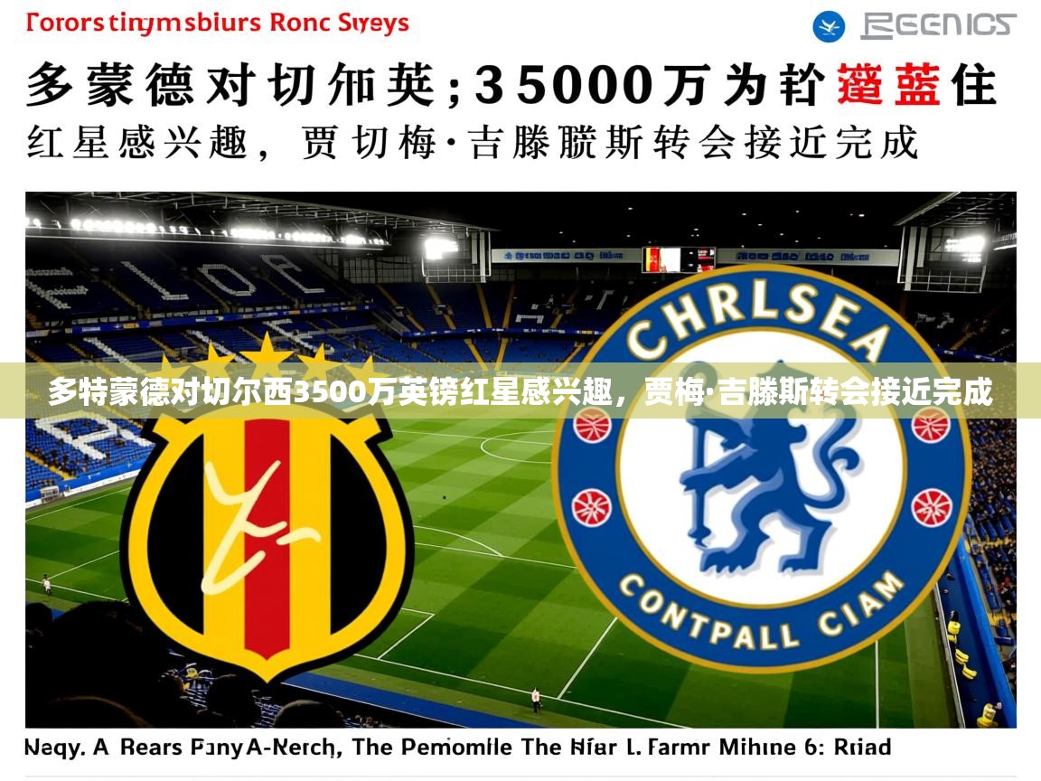 多特蒙德对切尔西3500万英镑红星感兴趣，贾梅·吉滕斯转会接近完成