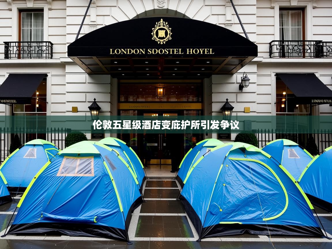 伦敦五星级酒店变庇护所引发争议