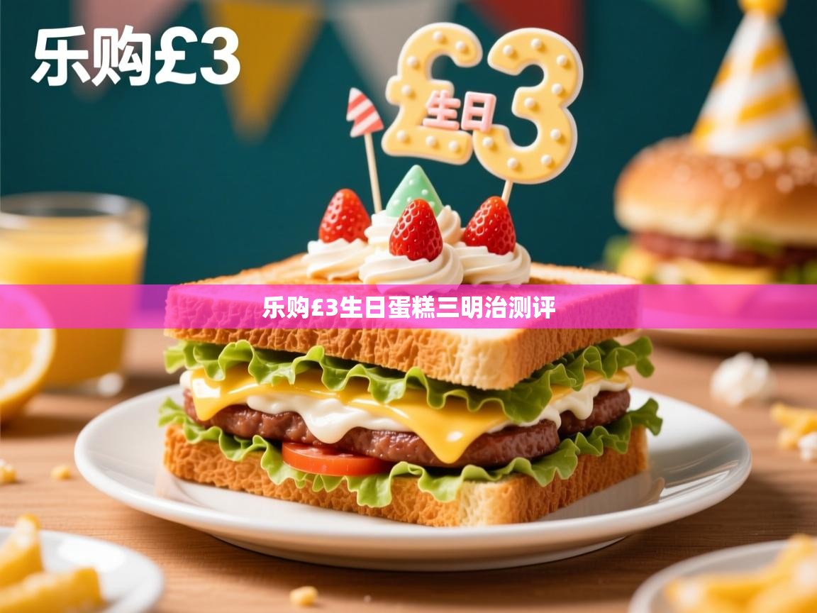乐购£3生日蛋糕三明治测评