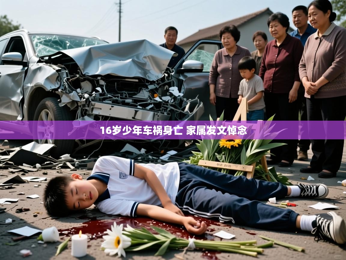 16岁少年车祸身亡 家属发文悼念