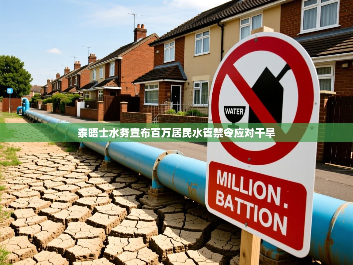 泰晤士水务宣布百万居民水管禁令应对干旱