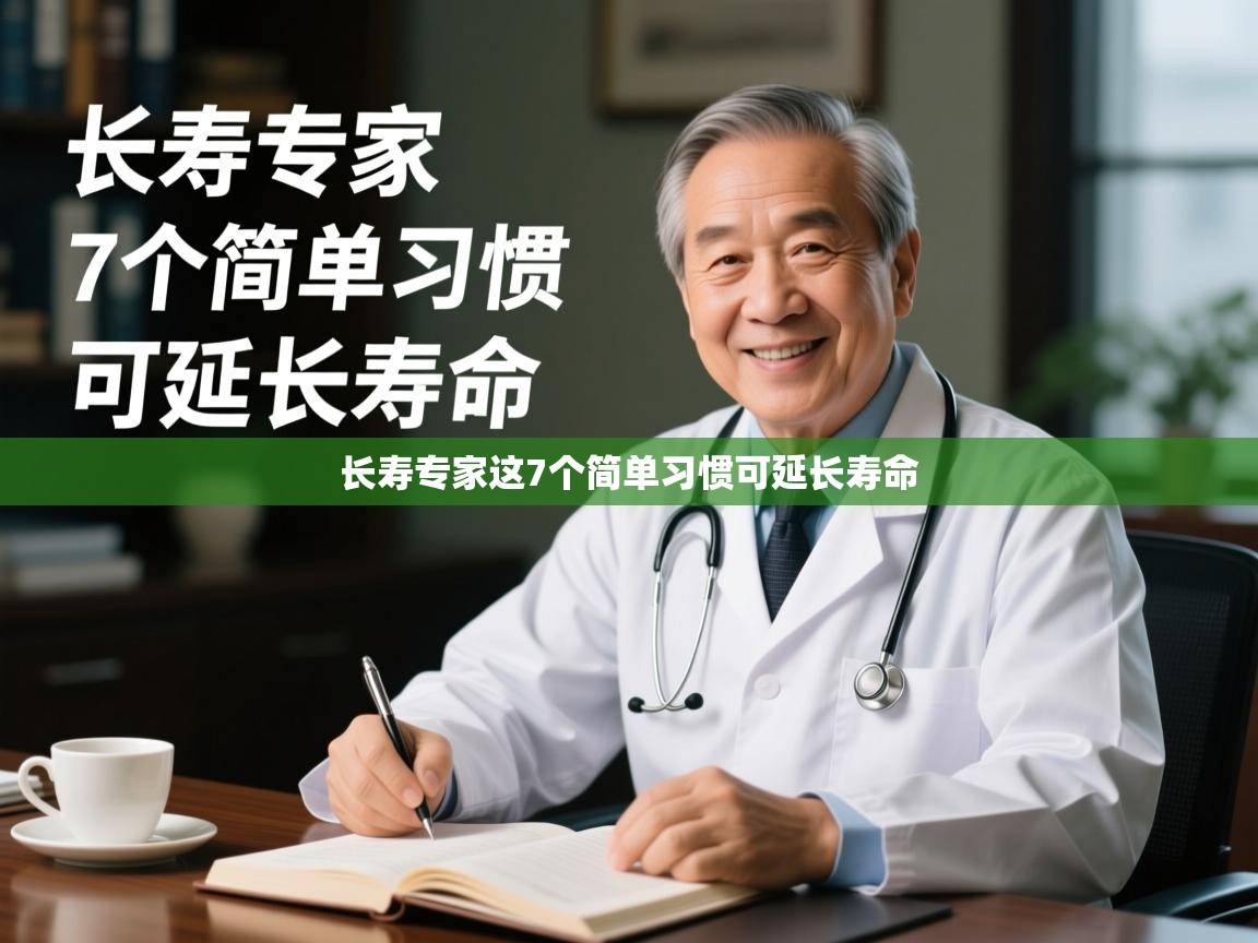 长寿专家这7个简单习惯可延长寿命