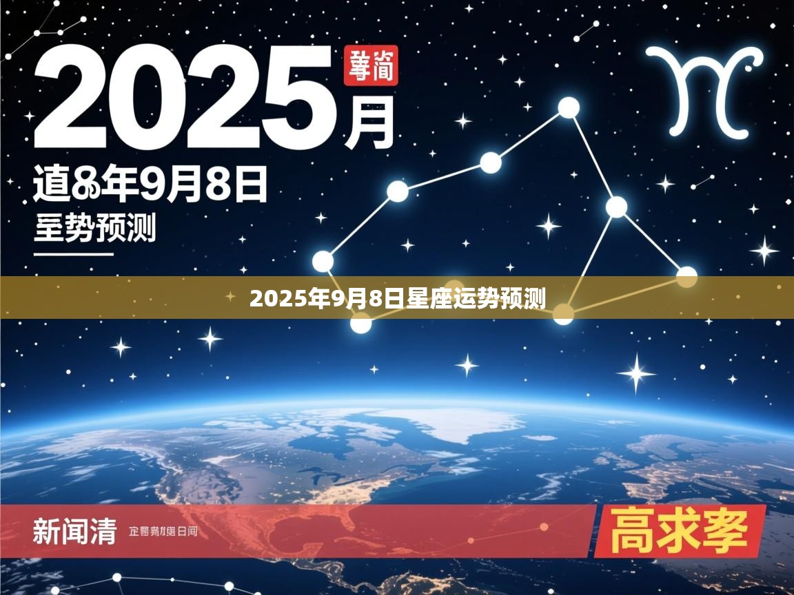 2025年9月8日星座运势预测
