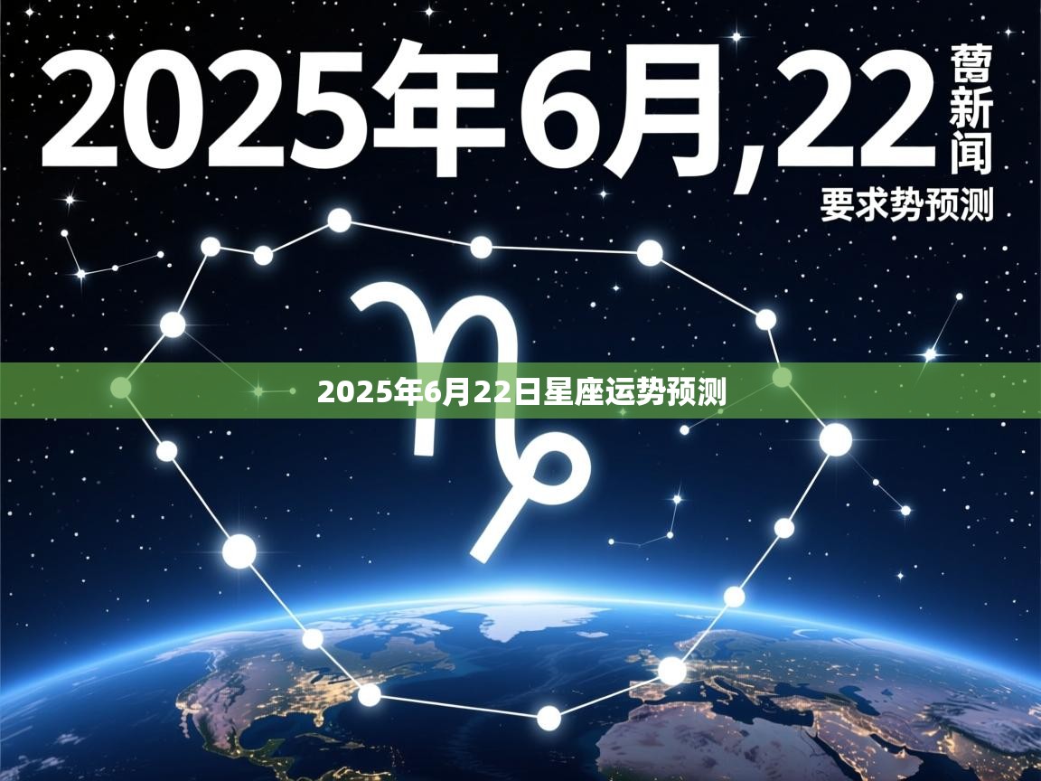 2025年6月22日星座运势预测