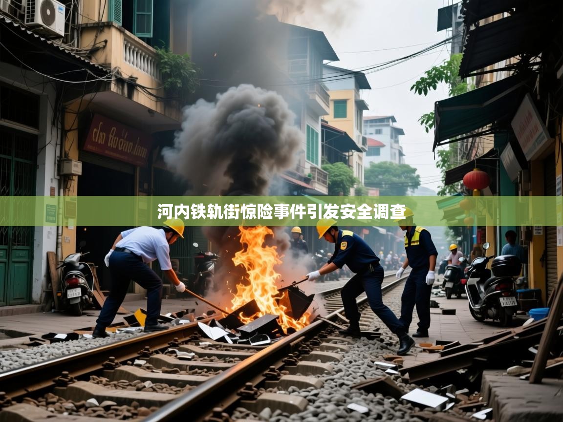 河内铁轨街惊险事件引发安全调查 河内铁轨街惊险事件引发安全调查